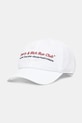 Sporty & Rich czapka z daszkiem bawełniana Run Club bawełna biały AC07964172WH01