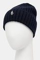 Sporty & Rich czapka wełniana SRC Cashmere AC06666302BL106 granatowy AW25