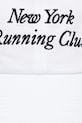Sporty & Rich czapka z daszkiem bawełniana Run Club AC07967175WH01 biały AW25