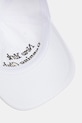 Sporty & Rich czapka z daszkiem bawełniana Run Club biały AC07967175WH01