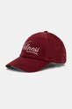 Sporty & Rich czapka z daszkiem sztruksowa Soho Corduroy gładkie bordowy AC08162083RE10