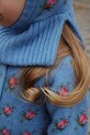 Konges Sløjd kominiarka z dodatkiem wełny BELOU KNIT BALACLAVA KS103710.9BYA