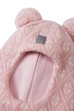 Chłopiec Reima kominiarka wełniana dziecięca Kuuraan 5300214B.9BYA różowy