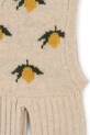 Konges Sløjd kominiarka BELOU LEMON KNIT BALACLAVA KS103713.9BYA zielony AW25