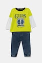 Παιδικό σετ Guess πλεκτό ύφασμα κίτρινο I5YG05.K8HM4.9BYA