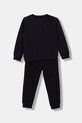 Guess dres bawełniany dziecięcy N5YG14.KA6R0.9BYA granatowy AW25