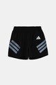 adidas szorty dziecięce z elastanem czarny JJ4996