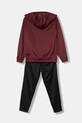 Puma dres dziecięcy Hooded Full-Zip Poly Suit B 690283 bordowy AW25