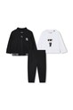 Karl Lagerfeld tuta neonato/a tessuto elasticizzato nero Z30658.71.81