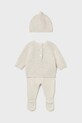 Mayoral Newborn compleu bebe 3-pack 2564.1C.Newborn.9BYA bej AW25