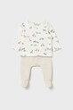 Комплект за бебета Mayoral Newborn (2 броя) еластичен бежов 2567.1G.Newborn.9BYA