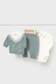 Mayoral Newborn set de bumbac pentru bebeluși bumbac albastru 2570.1D.Newborn.9BYA