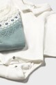Mayoral Newborn set de bumbac pentru bebeluși albastru 2570.1D.Newborn.9BYA