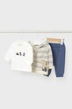 Mayoral Newborn dres niemowlęcy 3-pack dzianina granatowy 2623.1F.Newborn.9BYA
