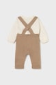 Βρεφικό σετ με μείγμα μαλλιού Mayoral Newborn 2646.1B.Newborn.9BYA καφέ AW25
