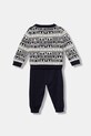 Guess komplet niemowlęcy 2-pack I5BG10.Z2BB0.9BYA granatowy AW25
