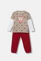 Guess set de bumbac pentru bebeluși bumbac bej I5BG17.I3Z14.9BYA