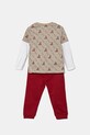 Guess komplet bawełniany niemowlęcy I5BG17.I3Z14.9BYA beżowy AW25
