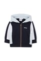 BOSS bluza niemowlęca wzorzyste granatowy J52447.86.94