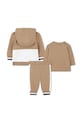 BOSS komplet niemowlęcy J52533 brązowy AW25