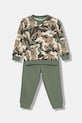Дитячий бавовняний спортивний костюм United Colors of Benetton 2-pack бавовна зелений 3YWXGK00R.P.seasonal