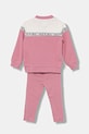 Guess trening din bumbac pentru bebeluși 2-pack A5YG10.KA6R4.9BYA roz AW25