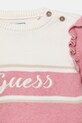 Guess komplet bawełniany niemowlęcy różowy A5YG13.Z3FK1.9BYA