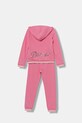 Guess dres bawełniany dziecięcy K5YG00.KA6R4.9BYA różowy AW25