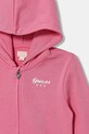 Dziewczynka Guess dres bawełniany dziecięcy K5YG00.KA6R4.9BYA różowy