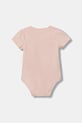 Guess komplet bawełniany niemowlęcy 3-pack różowy S5YG05.K6YW4.9BYA