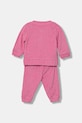 Guess komplet bawełniany niemowlęcy 3-pack H5YW10.KBU64.G.9BYA różowy