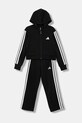 Детский спортивный костюм adidas трикотаж чёрный JM1490