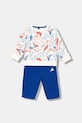 adidas trening copii cu modele albastru JN2233