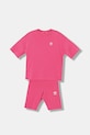 adidas Originals komplet bawełniany dziecięcy JY4872 różowy AW25