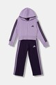 adidas dres dziecięcy JN2439 fioletowy AW25
