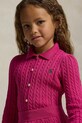 Polo Ralph Lauren komplet bawełniany dziecięcy 312950779003 różowy