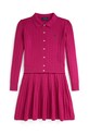 Polo Ralph Lauren komplet bawełniany dziecięcy 313950779003 różowy AW25