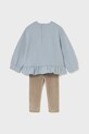 Комплект за бебета Mayoral 2738.4A.Baby.9BYA син AW25