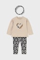 Mayoral komplet dziecięcy z elastanem beżowy 2744.4J.Baby.9BYA
