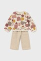 Mayoral komplet dziecięcy Produkt niemowlęcy beżowy 2845.4K.Baby.9BYA
