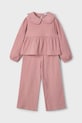 Mayoral komplet dziecięcy 4581.6E.Mini.9BYA różowy AW25