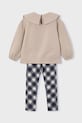 Mayoral komplet dziecięcy 4723.6K.Mini.9BYA beżowy AW25