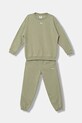Παιδική φόρμα Puma Loungewear Oversized Sweat Suit FL G πλεκτό ύφασμα πράσινο 689727
