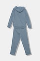 Puma dres dziecięcy Metallic Hooded Sweat Suit FL G 689729 niebieski AW25