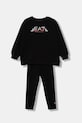 EA7 Emporio Armani dres dziecięcy dzianina czarny 7G000167.AF15583