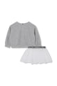Karl Lagerfeld komplet niemowlęcy Z30650.81.74 szary AW25