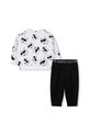 Trenirka za bebe Karl Lagerfeld pletivo bijela Z30656.67.81
