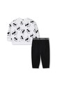 Trenirka za bebe Karl Lagerfeld Z30656.67.81 bijela AW25