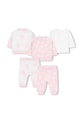 Marc Jacobs set di cotone reversibile per neonati W60693.86.94 rosa AW25