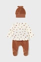 Mayoral Newborn komplet niemowlęcy 2559.2H.Newborn.9BYA brązowy AW25